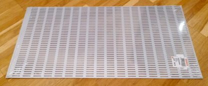 Schlitzblech Aluminium silber