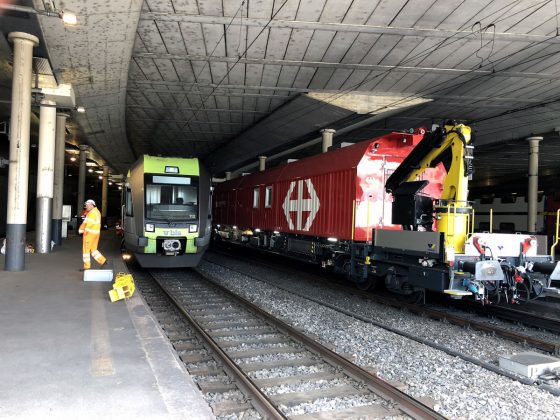 BLS Loetschberger RABe 535 112 Bahnhof Bern entgleist 3_SBB_28 8 20