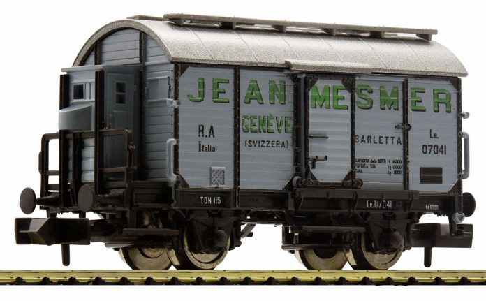 Fleischmann-845711 N Rete Adriatica SFM Weinfasswagen Jean Mesmer Geneve_Modelleisenbahn Muenchen_28 9 19