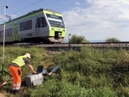 Laermarme Zwischenlagen Teststrecke BLS_Prose