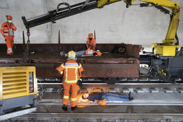 Rettungsuebung SISSLE 20 Boezbergtunnel 2_SBB CFF FFS Gaetan Bally_15 8 20