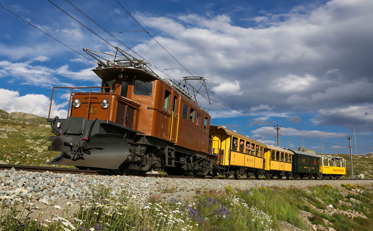 RhB Lok Ge 44 182 Berninakrokodil Lej Nair Bahnreisen Sutter_Club 1889_21 7 20