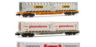 Arnold N HN 6446 6444 6443 Containertragwagen_Hornby_9 20