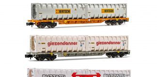 Arnold N HN 6446 6444 6443 Containertragwagen_Hornby_9 20