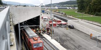 Einsatzkraefte Rettungsuebung Portal Eppenbergtunnel_SBB CFF FFS_23 9 20