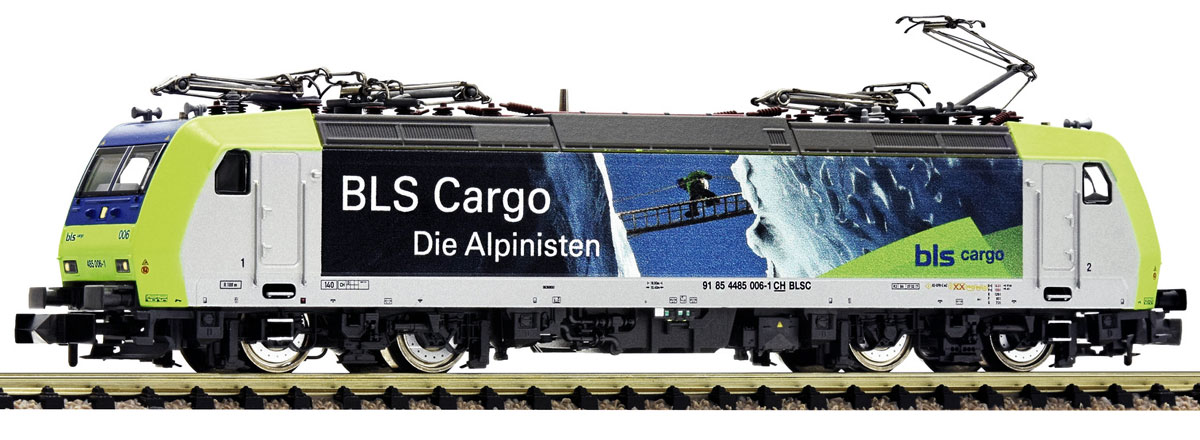 Fleischmann-738512 N BLS Cargo Re 485 Die Alpinisten_Modelleisenbahn Muenchen_3 7 19
