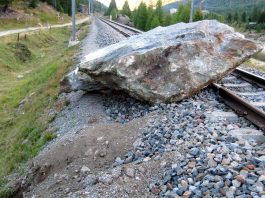 Pontresina Bernina Suot Steinschlag_RhB_08 09 20