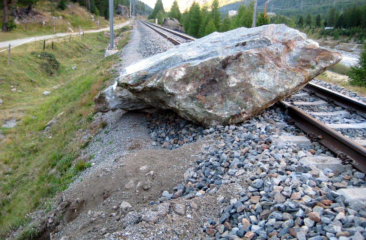 Pontresina Bernina Suot Steinschlag_RhB_08 09 20