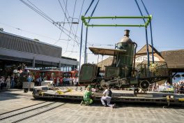 Überfahrt der Rigi Zahnrad-Dampflokomotive Nr. 7 [aktualisiert]
