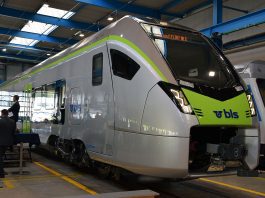 Rollout Stadler BLS FLIRT RABe 528 104 Erlen 3_Sandro Hartmeier_9 9 20