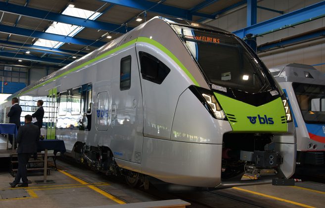 Rollout Stadler BLS FLIRT RABe 528 104 Erlen 3_Sandro Hartmeier_9 9 20