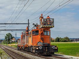 erneuerte Fahrleitung SBB-Strecke Fribourg Duedingen_Kummler+Matter_2020