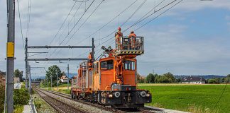 erneuerte Fahrleitung SBB-Strecke Fribourg Duedingen_Kummler+Matter_2020