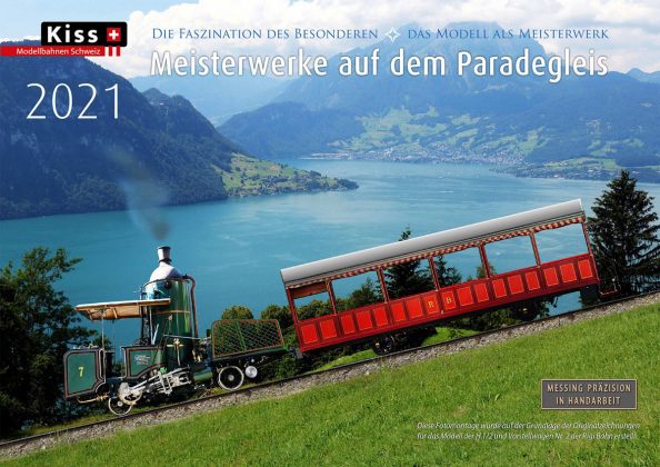 1 900 007 Rigi Dampf-Zahnradzug mit Lok H 12 7 und Vorstellwagen 2_Kiss Modellbahnen Schweiz_11 20