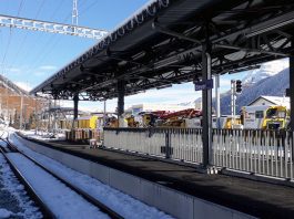 Bahnhof Bever Bau Abstellgleis_RhB_28 10 20