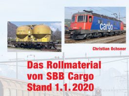Das Rollmaterial von SBB Cargo Stand 1 1 2020_Verlag Ochsner_28 8 20