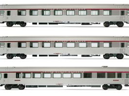 H0 hj4143 SNCF-Wagenset TEE-Arbalete INOX-TEE-Wagen Typ Mistral_Hornby_2020