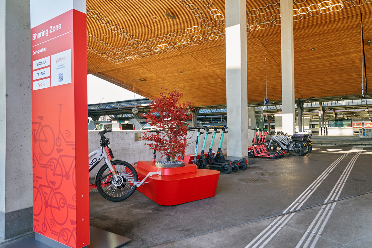 Sharing-Zone Sharingzone Micromobility Mikromobilitaet HB Zuerich_SBB CFF FFS_2 11 20