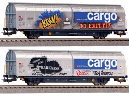 H0 58985 SBB Cargo Grossraumschiebewandwagen Hbbillnss Graffiti_Piko_12 20