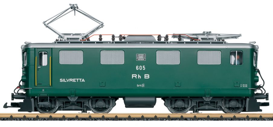 IIm G LGB 22040 mot 06 RhB Ge 44 I 605 Silvretta gruen_Maerklin_1 21