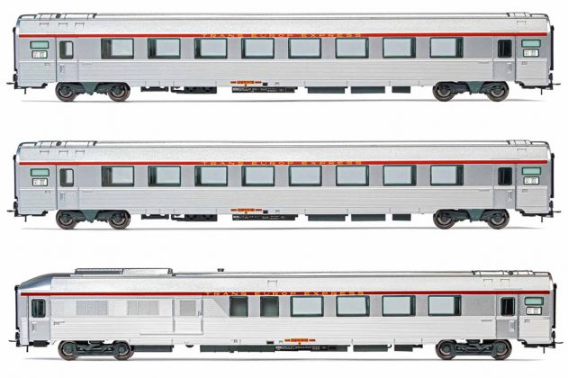 Jouef H0 hj4144 SNCF Wagenset TEE L Arbalete 3-teilig_Hornby_1 21