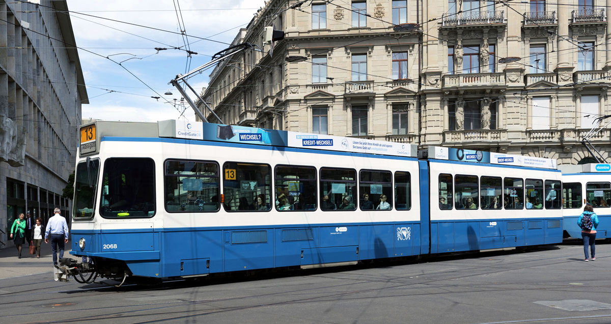 Tram 2000 Be 46 2068 Paradeplatz Linie 13_VBZ_12 5 17