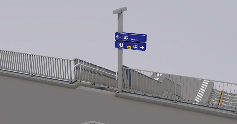 Visualisierung-Passarelle-Treppe-Bahnhof Thalwil_SBB CFF FFS_1 21