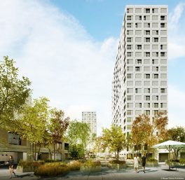 Baubeginn Tramdepot und Wohnsiedlung Depot Hard in Zürich