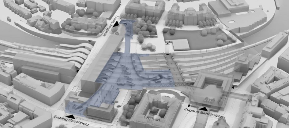 Visualisierung ZBB Unterfuehrung Mitte_SBB CFF FFS