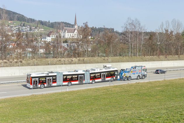 Erster Doppelgelenkbatterietrolleybus VBSG eingetroffen 9_Daniel Widmer_26 2 21