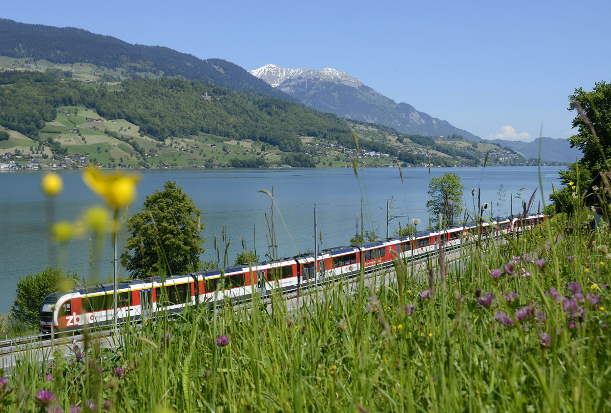 Luzern-Interlaken Express am Sarnersee_ZB Zentralbahn_19 5 14