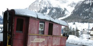 RhB Mitropa Speisewagen WR 3813 Transport Wagi Museum 2_Bahnmuseum Albula_29 3 21