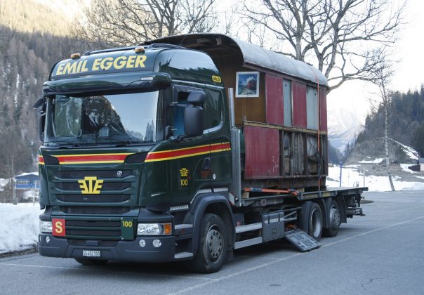 RhB Mitropa Speisewagen WR 3813 Transport Wagi Museum 4_Bahnmuseum Albula_29 3 21