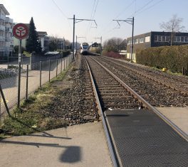 Staad: Unfall bei Bahnübergang mit Kind