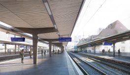 Spatenstich im Bahnhof Fribourg/Freiburg