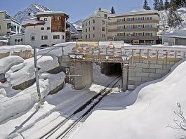 Arosertunnel Arosa Bauarbeiten 2021_RhB