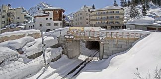 Arosertunnel Arosa Bauarbeiten 2021_RhB