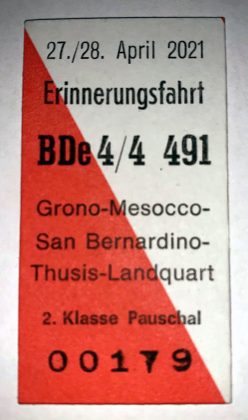 Erinnerungsbillett_Bahnmuseum Albula Roman Sommer_27 4 21