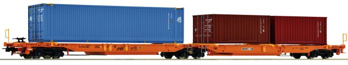 H0-Roco-77360 Wascosa Doppeltaschen-Gelenkwagen Sdggmrs T2000 Container_Modelleisenbahn GmbH_25 3 21