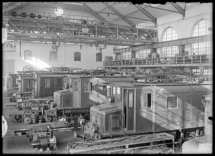 Halle 8 der Hauptwerkstaette Zuerich_SBB Historic_1929