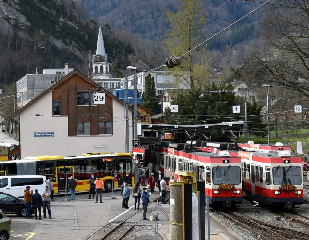 Paradefahrt WB Waldenburgerbahn Waldenburg 1_Urs G Berger_5 4 21