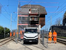 MOB renoviert Bahnhofsgebäude von Chamby