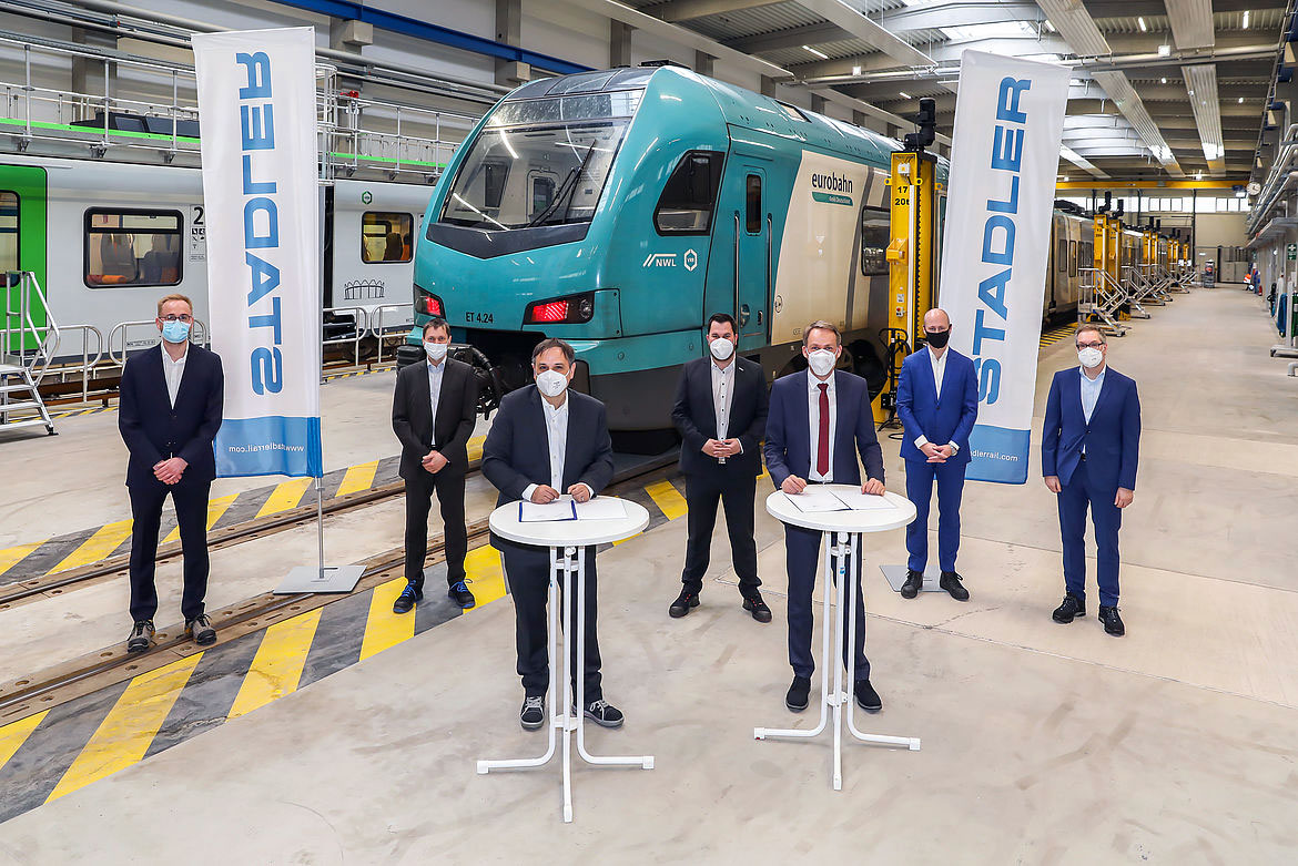 Stadler investieren Zukunft Schiene Wartung Vertrag_Keolis Deutschland_14 4 21