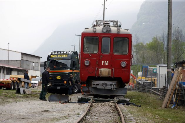 Transport FM BDe 44 49 10_Bahnmuseum Albula Roman Sommer_27 4 21