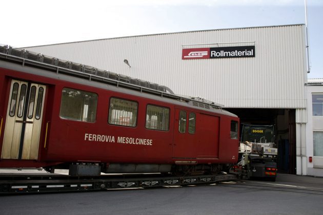 Transport FM BDe 44 49 14_Bahnmuseum Albula Roman Sommer_28 4 21