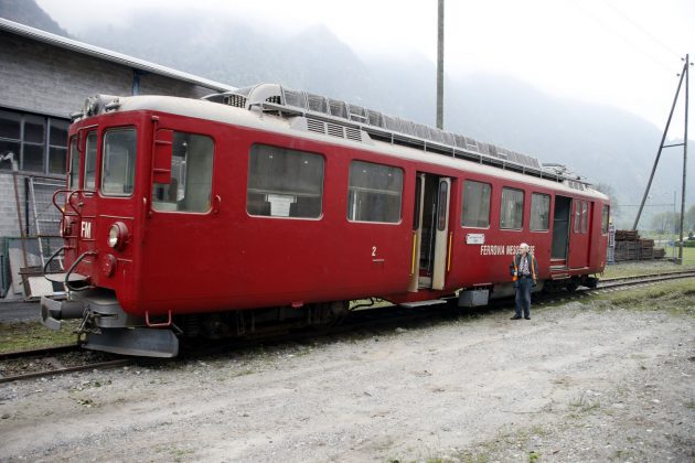 Transport FM BDe 44 49 5_Bahnmuseum Albula Roman Sommer_27 4 21