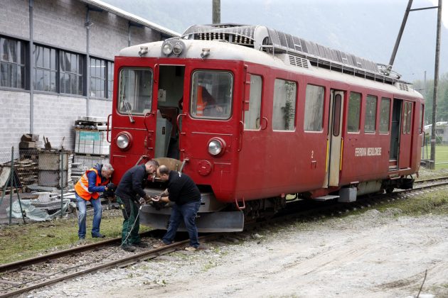 Transport FM BDe 44 49 7_Bahnmuseum Albula Roman Sommer_27 4 21