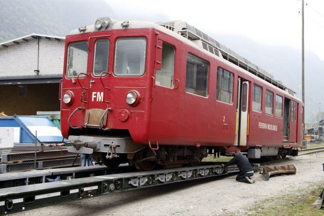 Transport FM BDe 44 49 8_Bahnmuseum Albula Roman Sommer_27 4 21