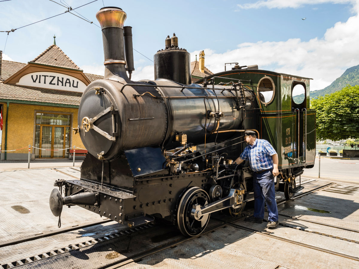 RB Dampflok 17 Vitznau_Rigi Bahnen