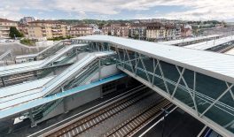 Fussgängerbrücke «Rayon Vert» macht Bahnhof Renens zur zweiten Mobilitätsdrehscheibe der Agglo Lausanne